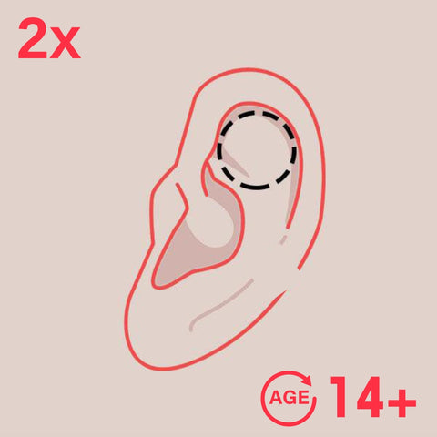 2 Flat Piercings 14y+ in Mississauga + Excluding Jewelry