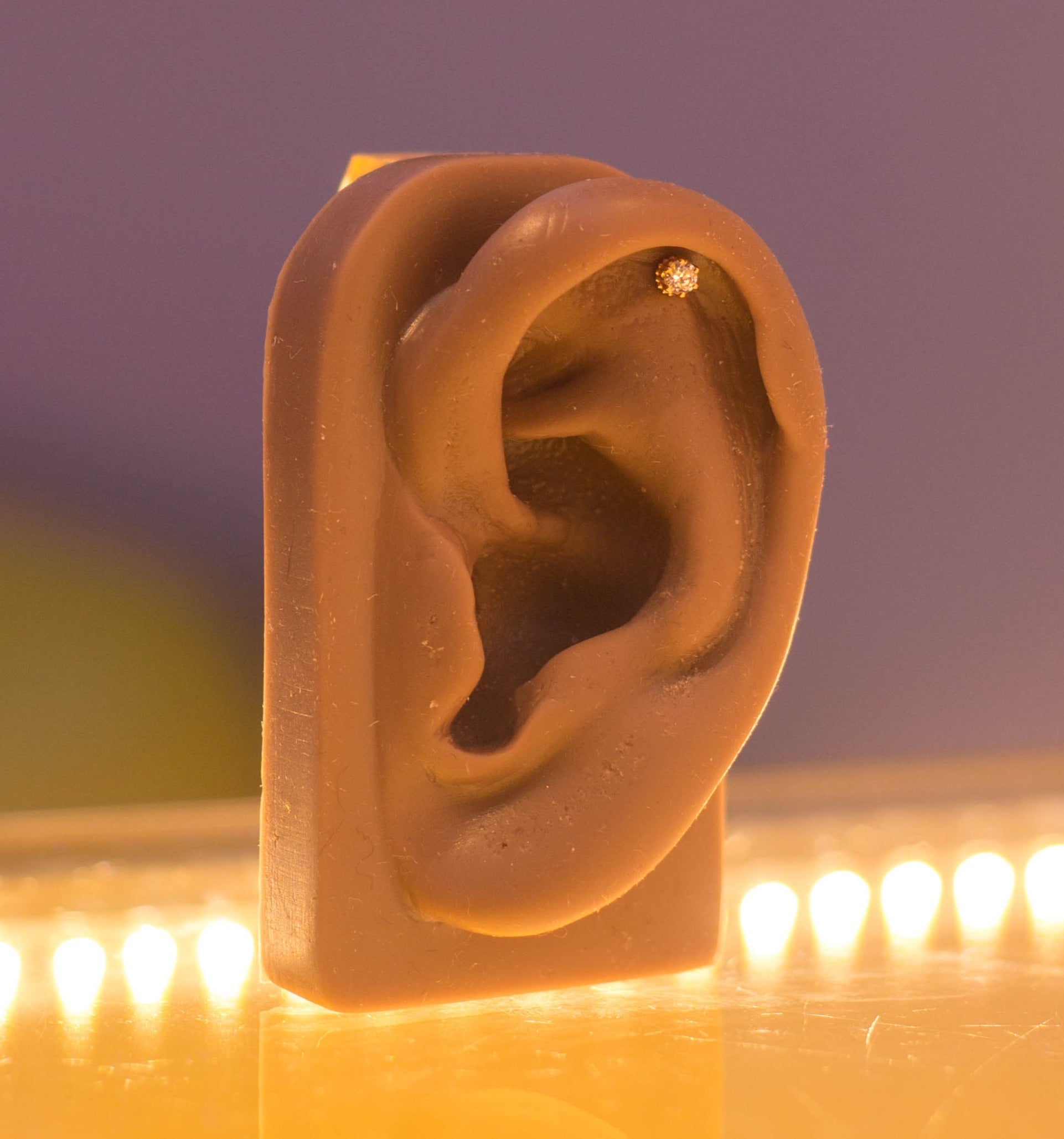 Swarovski Crown-set in 14k Gold by Junipurr