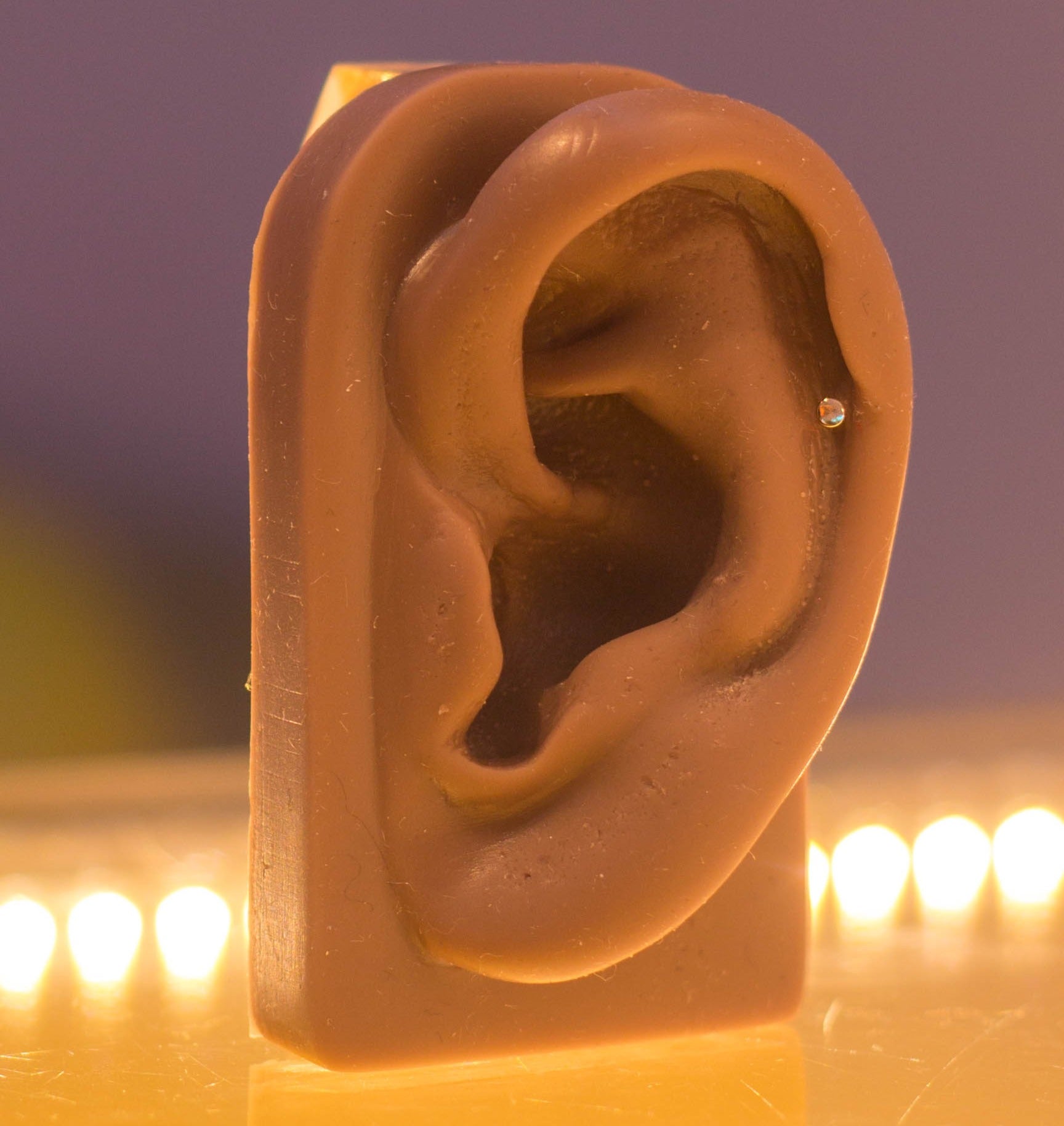 Disk in 14k Gold by Junipurr