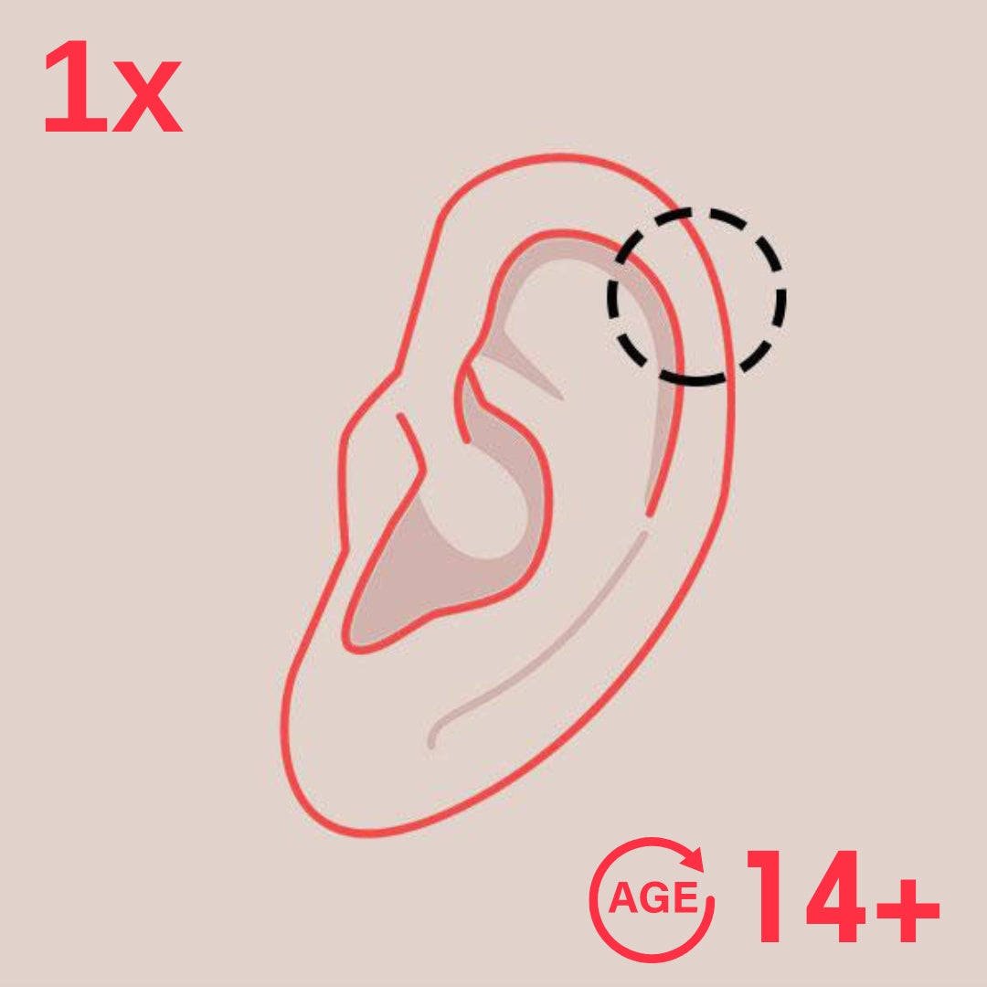 1 Helix Piercing 14y+ in Mississauga + Excluding Jewelry