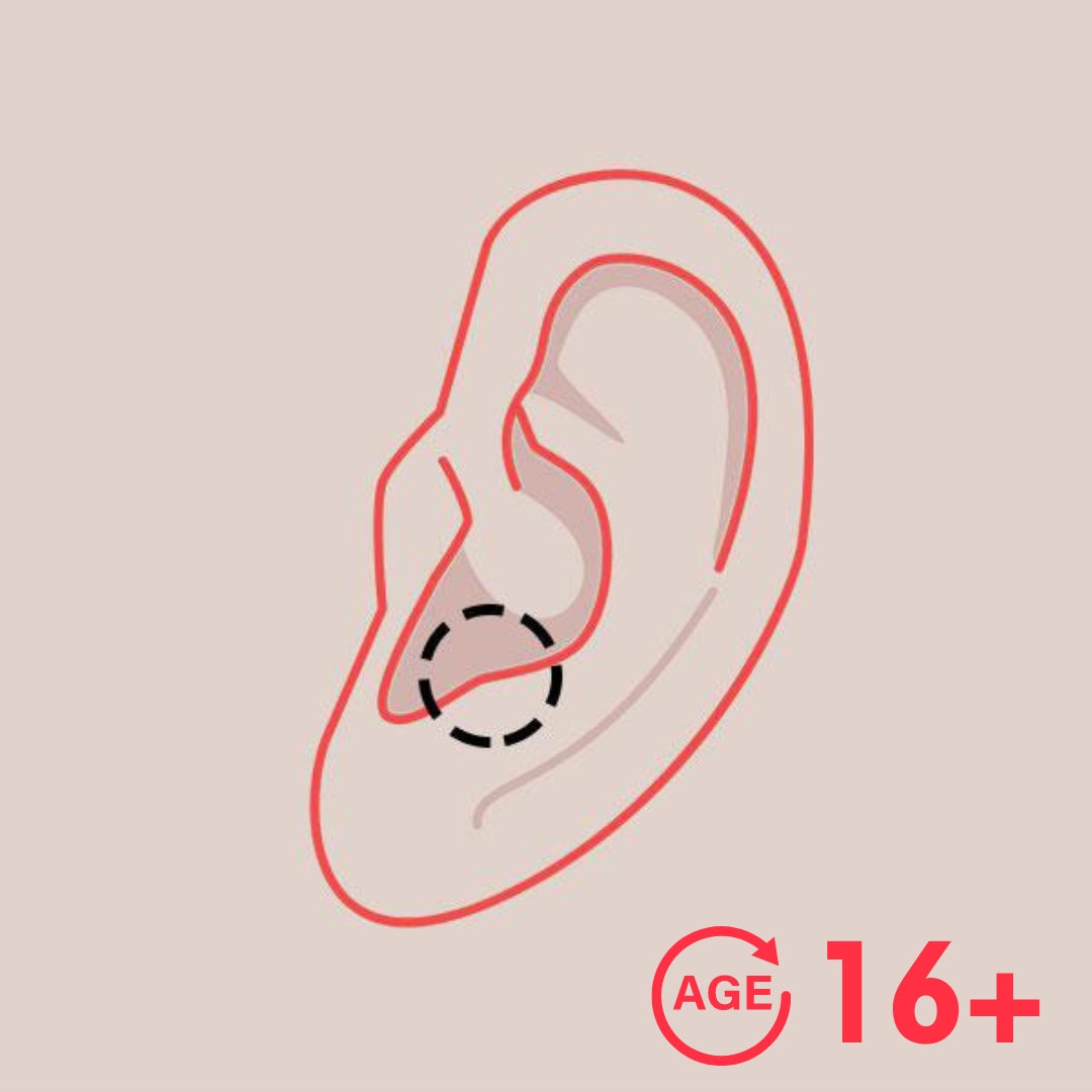 Anti Tragus Piercing 16y+ in Mississauga + Excluding Jewelry