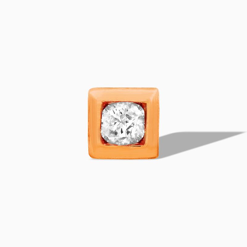 Swarovski Square Bezel in 14k Gold by Junipurr