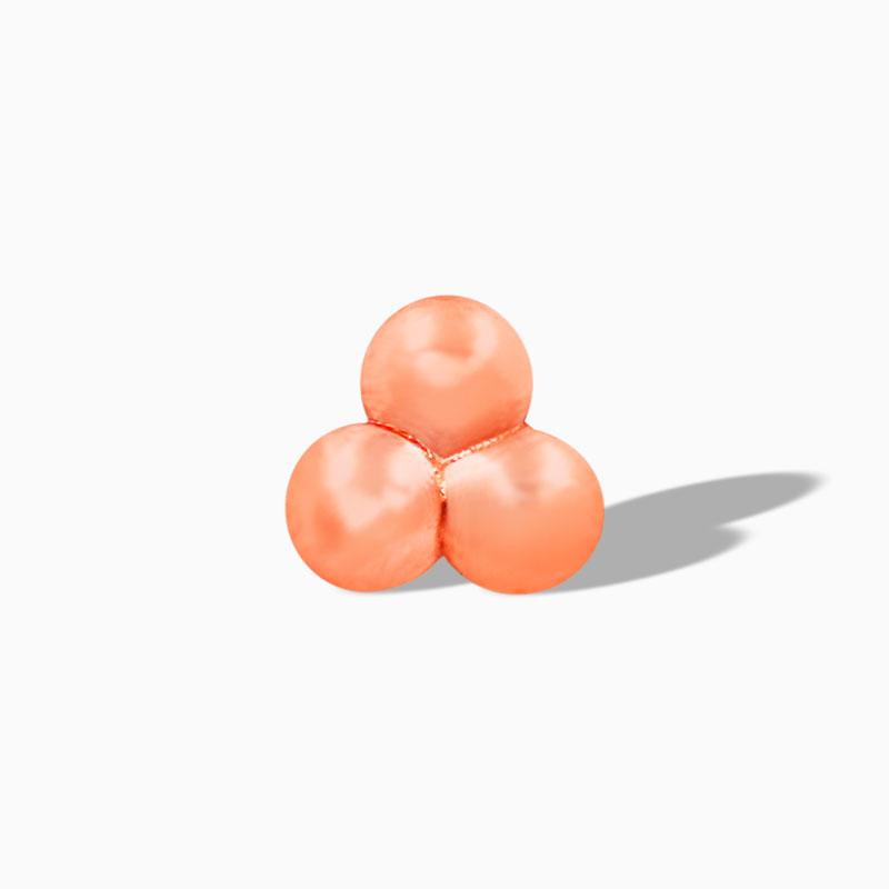 Tri-Bead in 14k Gold by Junipurr