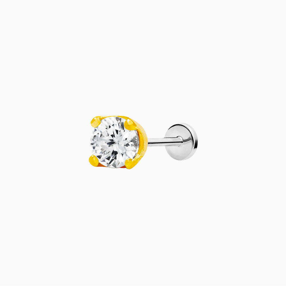 14k Gold Swarovski Prong by Junipurr