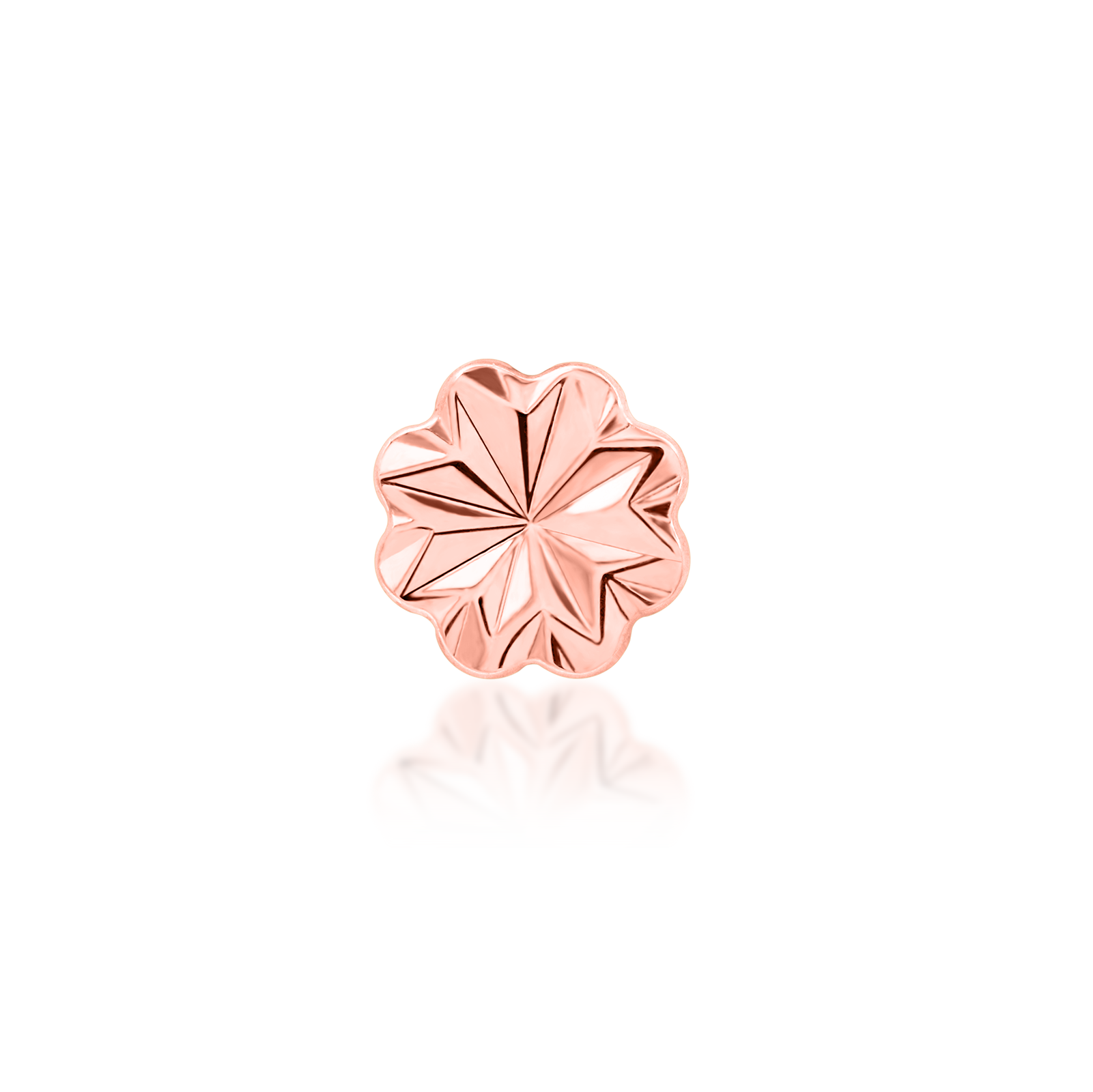 Laser Blossom in 14k gold by Junipurr