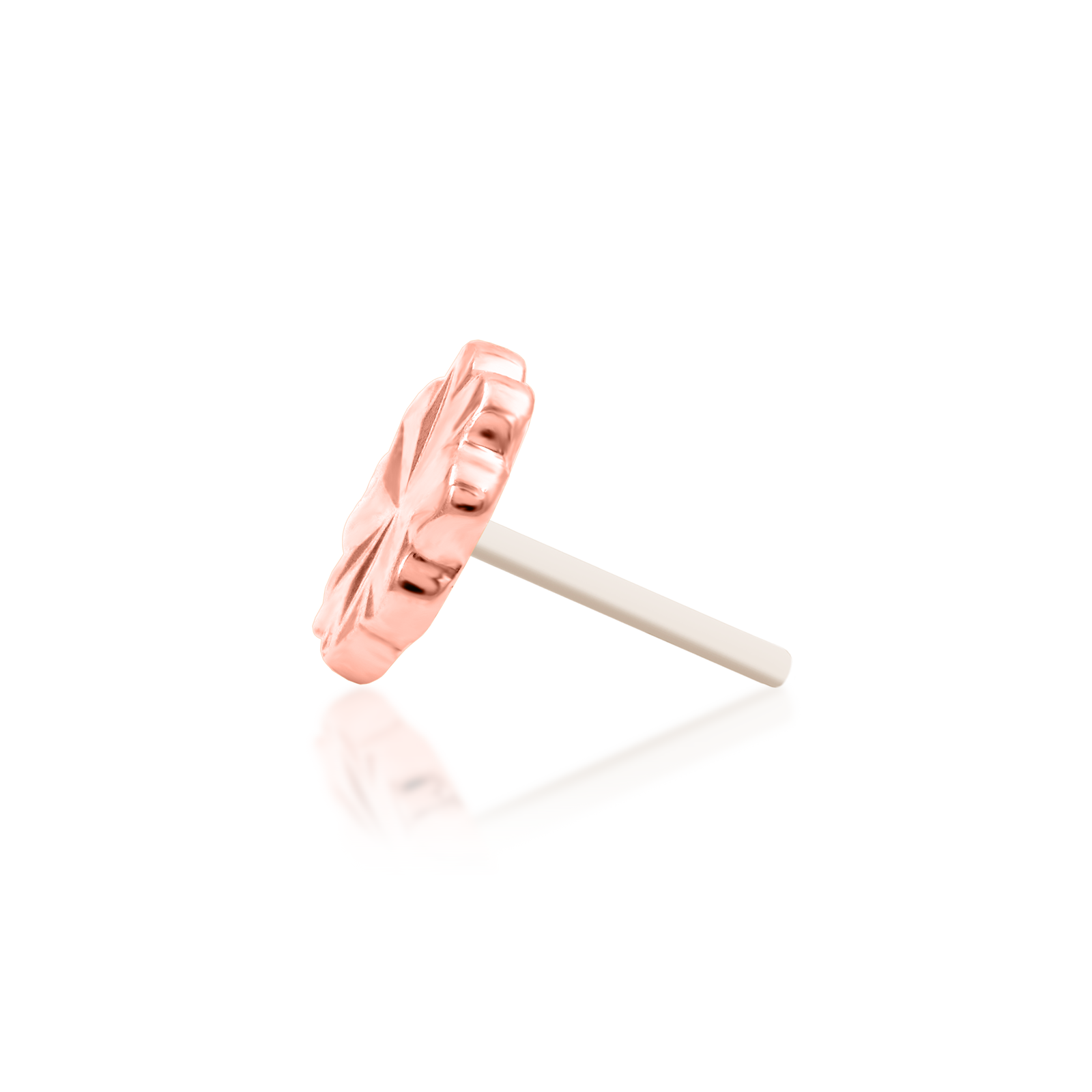 Laser Blossom in 14k gold by Junipurr