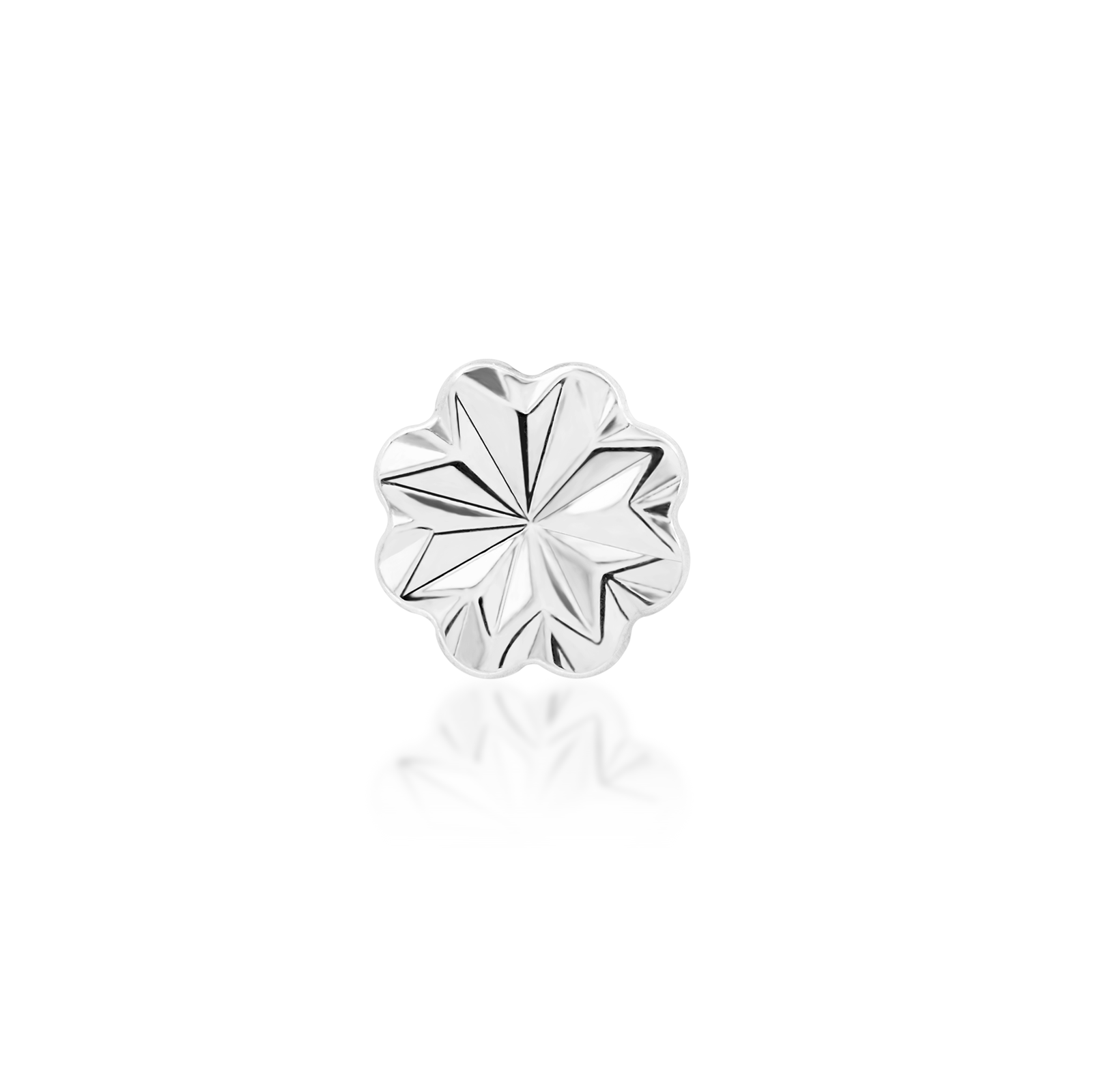 Laser Blossom in 14k gold by Junipurr