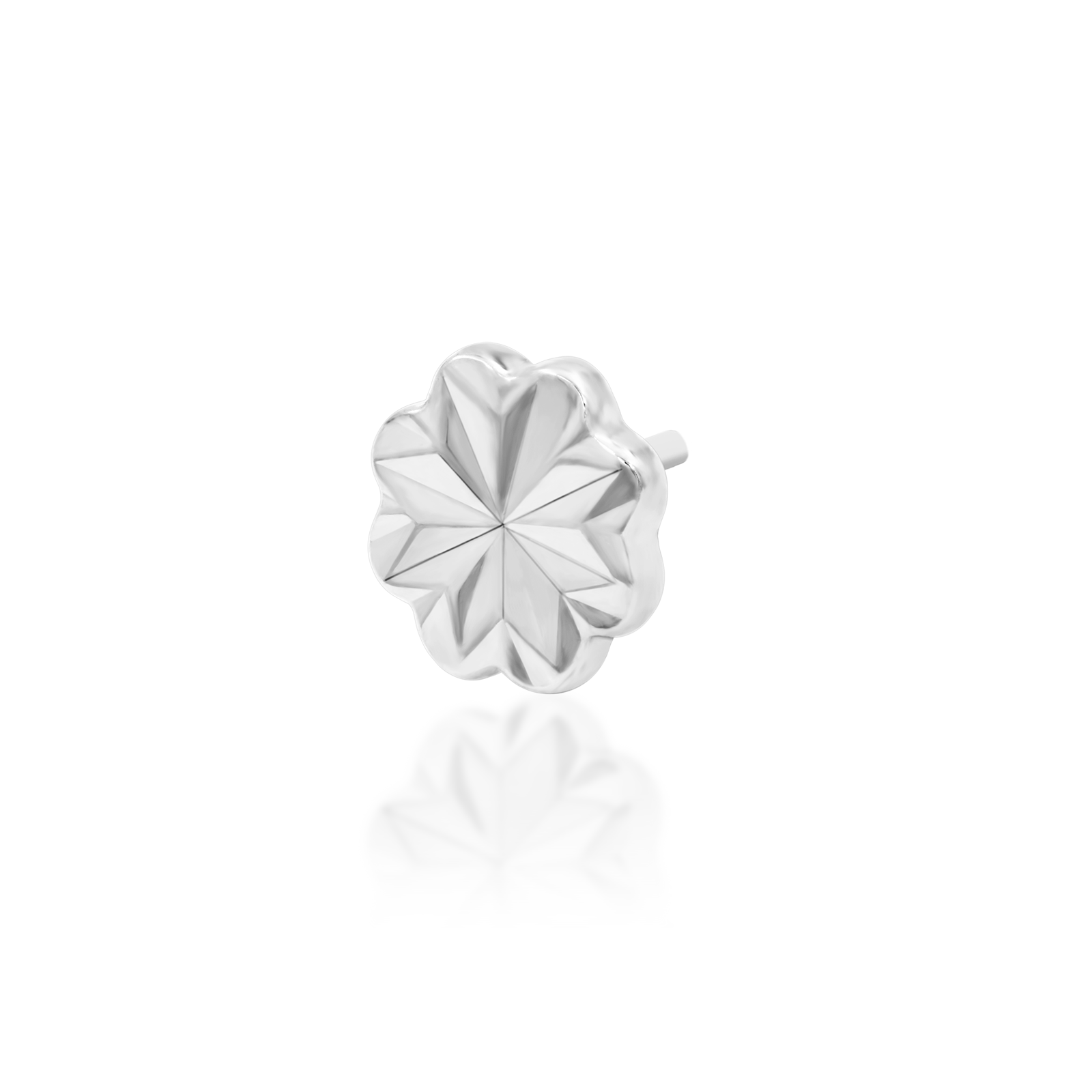 Laser Blossom in 14k gold by Junipurr