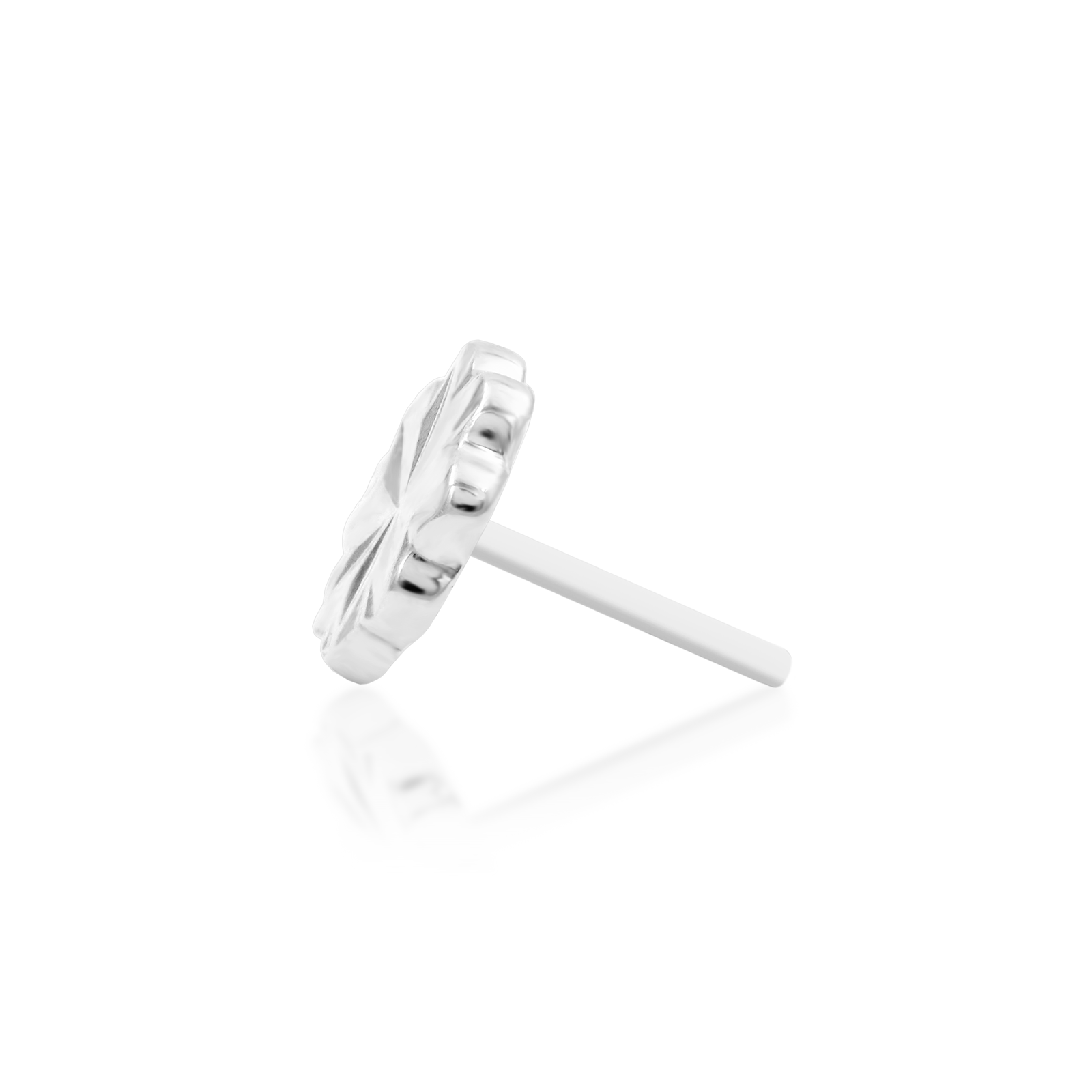 Laser Blossom in 14k gold by Junipurr