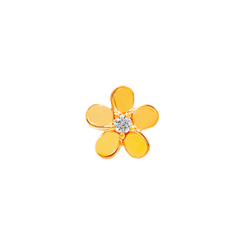 Flower in 14k Gold by Junipurr